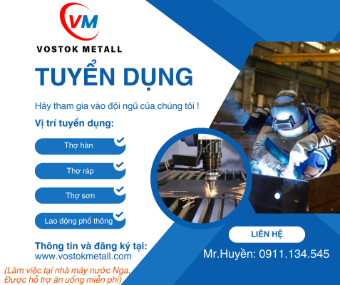 Vostokmetall tuyen dung nhan su