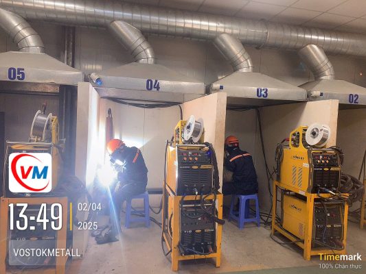 Đào tạo thợ hàn Vostokmetall